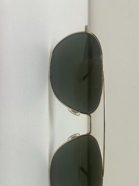 Oliver Peoples x The Row Polarized Titanium Gold Sunglasses